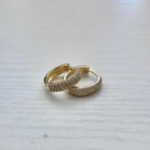 Golden Glam Hoops