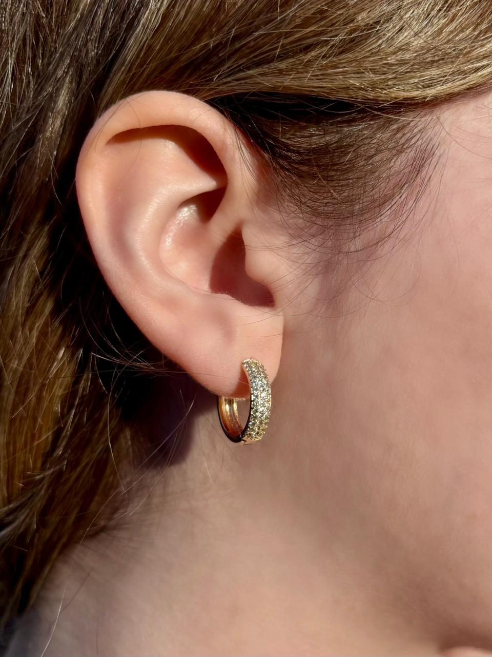 Golden Glam Hoops - Imagen 2